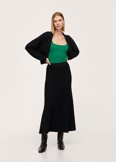 Длинная юбка из трикотажа - Alicia-a Mango