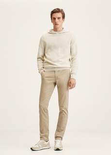 Брюки-чинос slim fit из саржи - Barna Mango