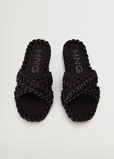 Текстильные сандалии с узлами - Crochet Mango