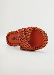 Текстильные сандалии с узлами - Crochet Mango
