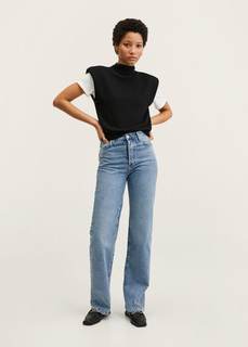 Прямые джинсы с завышенной талией - Kaia Mango