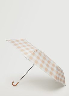 Складной зонт в клетку - Square Mango