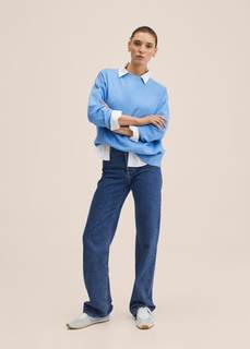 Вязаный джемпер оверсайз - Lotus Mango