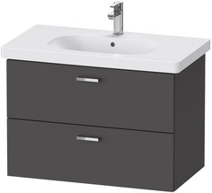 Тумба графит матовый 80 см Duravit XBase XB619004949