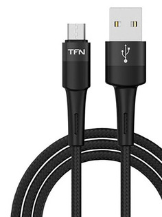 Аксессуар TFN Envy USB - MicroUSB 1.2m Black TFN-C-ENV-MIC1MBK