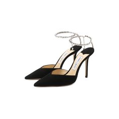 Замшевые туфли Saeda 100 Jimmy Choo