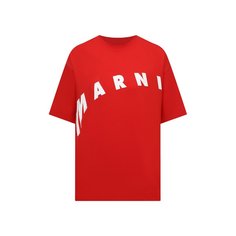 Хлопковая футболка Marni