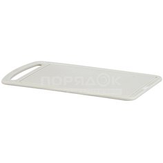 Доска разделочная пластик, 24х15 см, Idea, Белый ротанг, М 1571