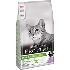 Сухой корм ProPlan для стерилизованных кошек и кастрированных котов, индейка, 10кг