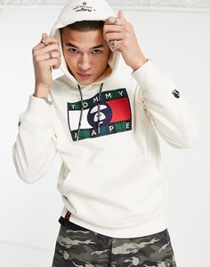 Худи светлого цвета AAPE By A Bathing Ape x Tommy Hilfiger-Белый