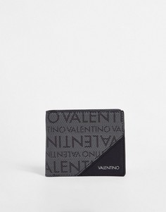Серый бумажник со сплошным принтом логотипа Valentino Bags Dry