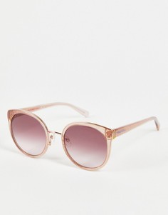 Розовые круглые солнцезащитные очки Tommy Hilfiger TH 1810/S-Розовый цвет