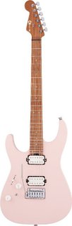 Pro-Mod DK24 HH 2PT LH Satin Shell Pink Charvel
