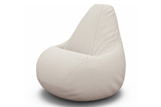 Кресло-мешок kiwi crema xxl (van poof) бежевый 90x135x90 см.