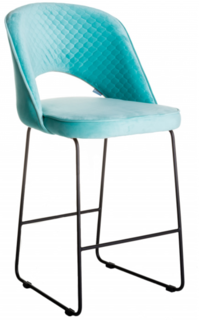 Кресло бар lars (r-home) бирюзовый 49x105x58 см.