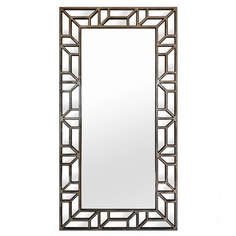 Зеркало vincentio (bountyhome) серебристый 92.0x182.0x2.0 см.