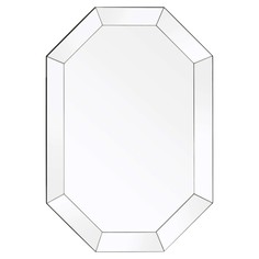 Зеркало feranza (bountyhome) черный 65.0x95.0x4.0 см.