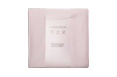 Простыня на резинке розовая 160*200*30 (garda decor) розовый 200x30x160 см.
