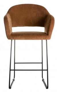 Кресло полубар oscar (r-home) коричневый 60x98x59 см.