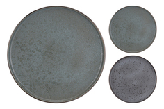 Тарелка обеденная керамическая серая (garda decor) серый 2 см.