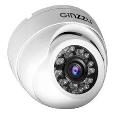 Камера видеонаблюдения аналоговая Ginzzu HAD-5301A, 3.6 мм, черный [бп-00001281]