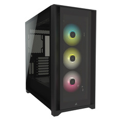 Корпус ATX Corsair iCUE 5000X RGB, Midi-Tower, без БП, черный [cc-9011212-ww]