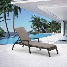 Шезлонг-лежак A30A2-W53 Brown Afina