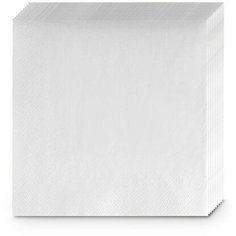 Салфетки бумажные белые 3 слоя 33х33 см Без бренда