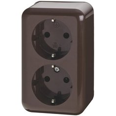 Розетка 391048 коричневая OBI