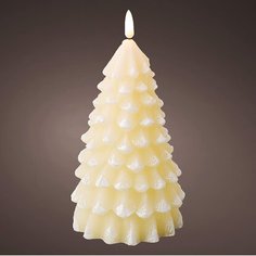 Елка свеча LED д 10 см тепл белый 22 см Без бренда