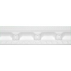 Плинтус потолочный Комфорт-Пласт для МДФ панелей 2000х54х61 мм белый Без бренда