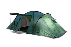 BASE 4 палатка Talberg (зелёный/желтый)