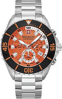 Швейцарские наручные мужские часы Swiss military hanowa 06-5341.04.079. Коллекция Ambassador Chrono