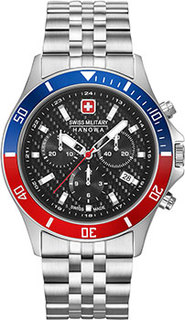 Швейцарские наручные мужские часы Swiss military hanowa 06-5337.04.007.34. Коллекция Flagship Racer Chrono