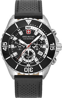 Швейцарские наручные мужские часы Swiss military hanowa 06-4341.04.007. Коллекция Ambassador Chrono