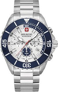 Швейцарские наручные мужские часы Swiss military hanowa 06-5341.04.001. Коллекция Ambassador Chrono