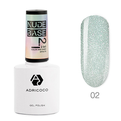 ADRICOCO, База Nude 2 in 1 №02, Romance