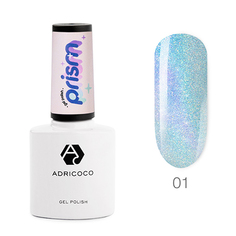 ADRICOCO, Гель-лак Prism №01, Azure Kitty
