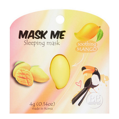 Beauty Bar, Ночная маска для лица Mask Me, манго, 4 г
