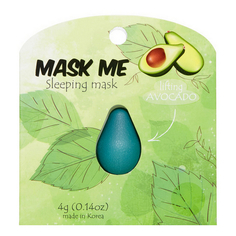 Beauty Bar, Ночная маска для лица Mask Me, авокадо, 4 г