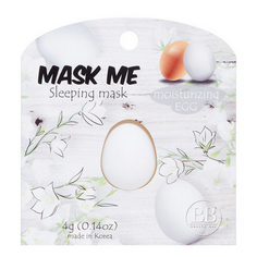 Beauty Bar, Ночная маска для лица Mask Me, яичная, 4 г