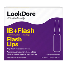 LookDore, Концентрированная сыворотка для губ IB+Flash, 10х2 мл