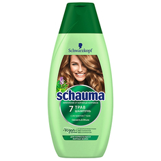 SCHAUMA, Шампунь «7 трав», 380 мл