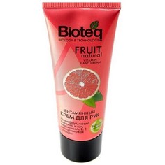 Bioteq, Витаминный крем для рук Fruit Natural, 40 мл