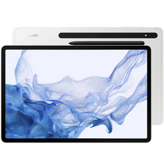 Планшет Samsung Galaxy Tab S8+ 12.4 LTE 256 ГБ серебро (SM-X806BZSBSER)