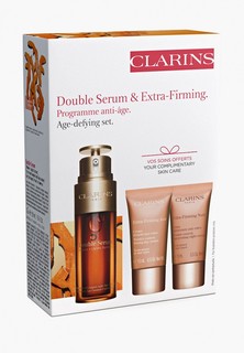 Набор для ухода за лицом Clarins сыворотка 50 мл + дневной крем 15 мл + ночной крем 15 мл