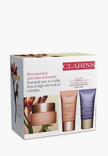 Набор для ухода за лицом Clarins антивозрастная программа Extra-Firming, дневной крем 50 мл, ночной крем 15 мл, омолаживающая маска 15 мл