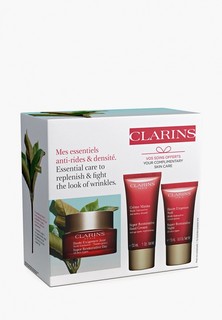 Набор для ухода за лицом Clarins антивозрастная программа Multi-Intensive, дневной крем 50 мл, ночной крем 15 мл, крем для рук против пигментации 30 мл