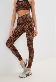 Леггинсы Nike W NK ONE DF HR TGHT LEOPARD