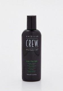 Гель для душа American Crew 3в1 для ежедневного ухода, tea tree, 100 мл